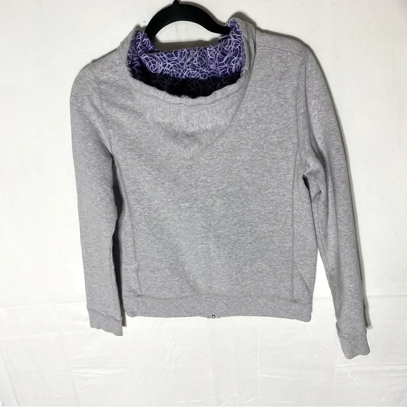 Champion Light Grey Zip Front Activewear Hoodie S - Picture 15 of 16